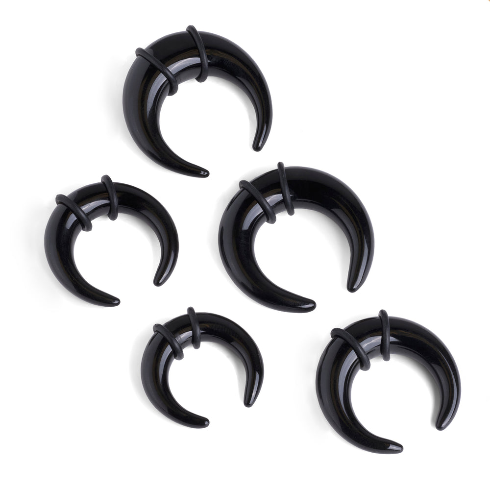 1 X Barella Marmorizzata Conica Bufalo Pincher Artiglio Espansore Strumento Per Allungare I Lobi E I Setti Delle Orecchie 3 Mm 4 Mm 5 Mm 6 Mm 8 Mm (pezzo Singolo) - Italia - Foto 6