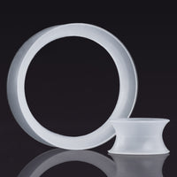 Clear Transparent Eyelet Silicone  Ear Tunnel