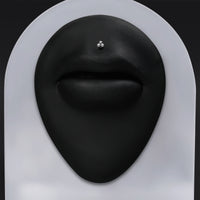 Clou Medusa, argent, triple point, filetage interne, titane ASTM F-136