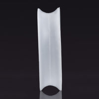 Clear Transparent Eyelet Silicone  Ear Tunnel