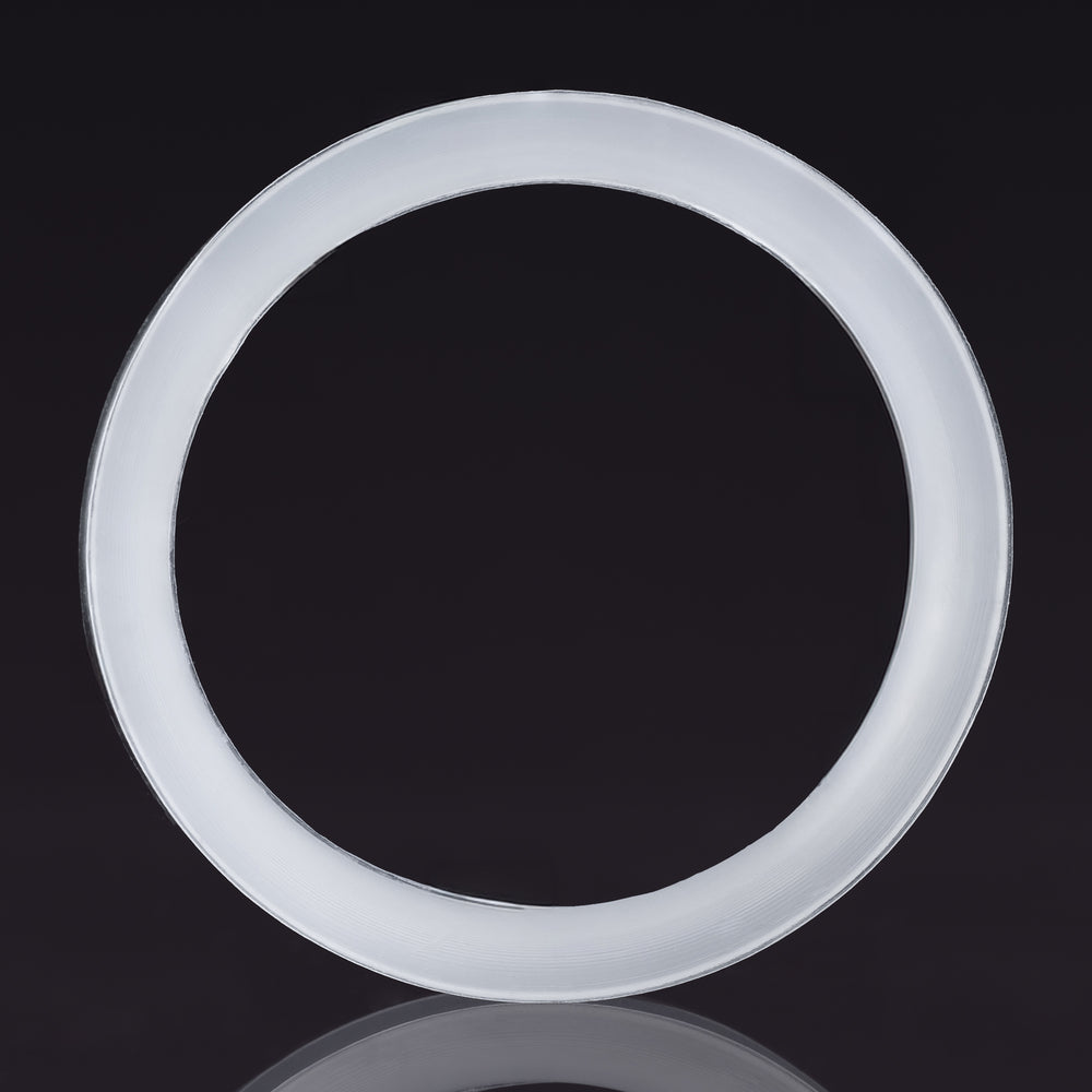 Clear Transparent Eyelet Silicone  Ear Tunnel - Silicone Ear Plugs / Gauges in 00g, 0g, 2g, 4g and more.