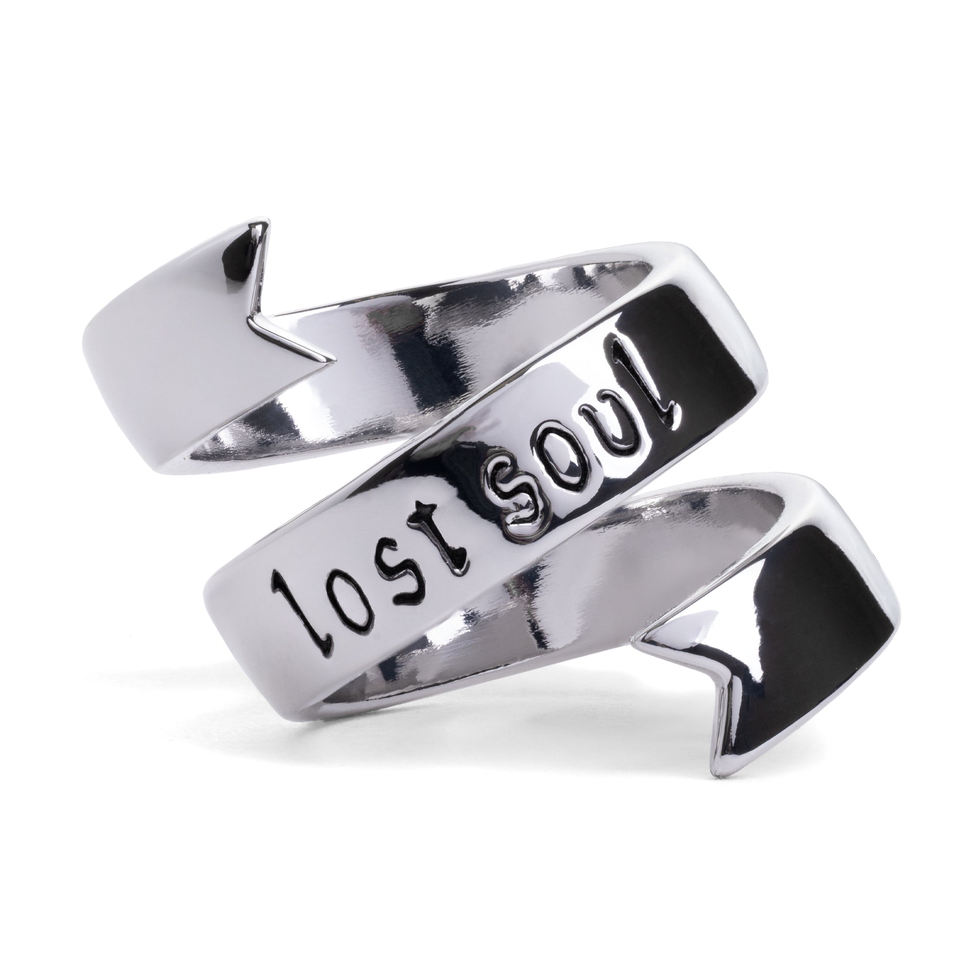 Silver Hexagon Black Onyx Ring