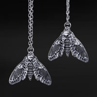 Moth Skeleton Necklace
