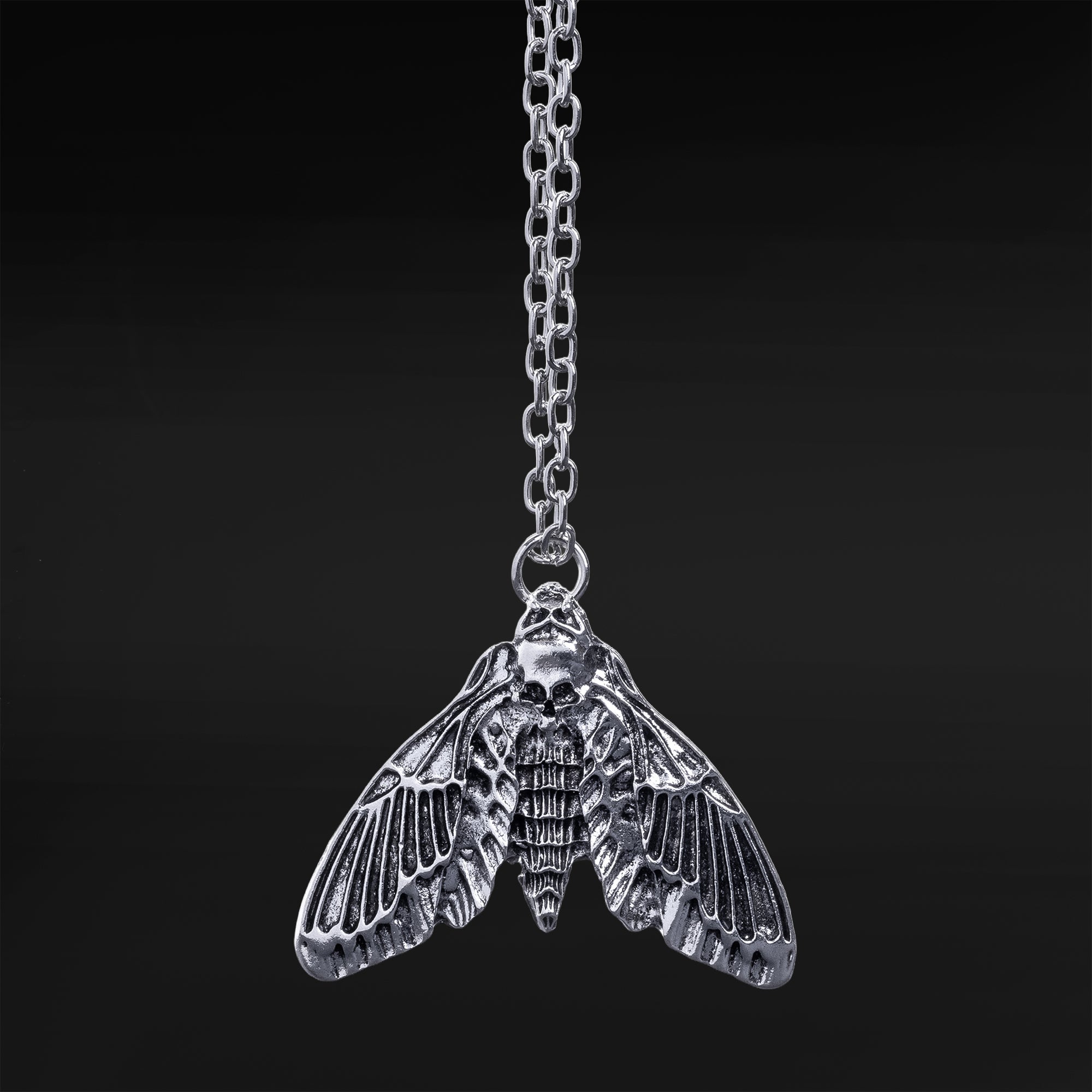 Moth Skeleton Necklace