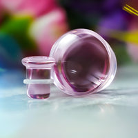 Pink Opalite Single Flare Glass Plug / Gauge