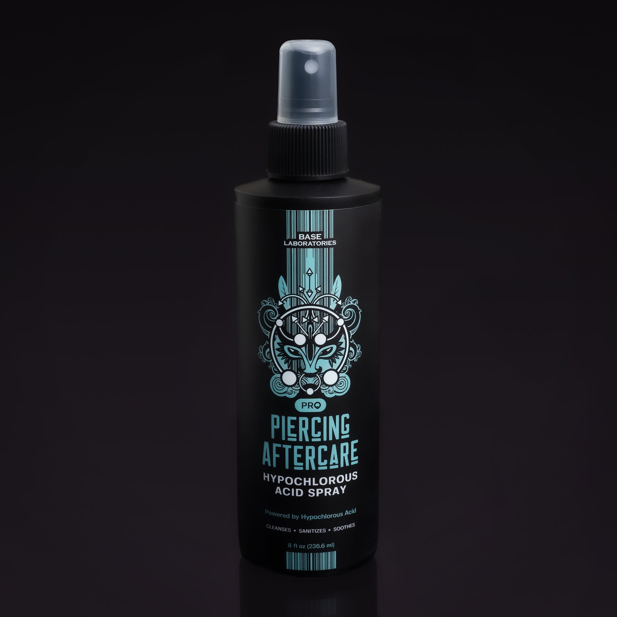 Base Laboratories Hypochlorous Acid Piercing Spray - Antibacterial Aftercare for Infected Piercings