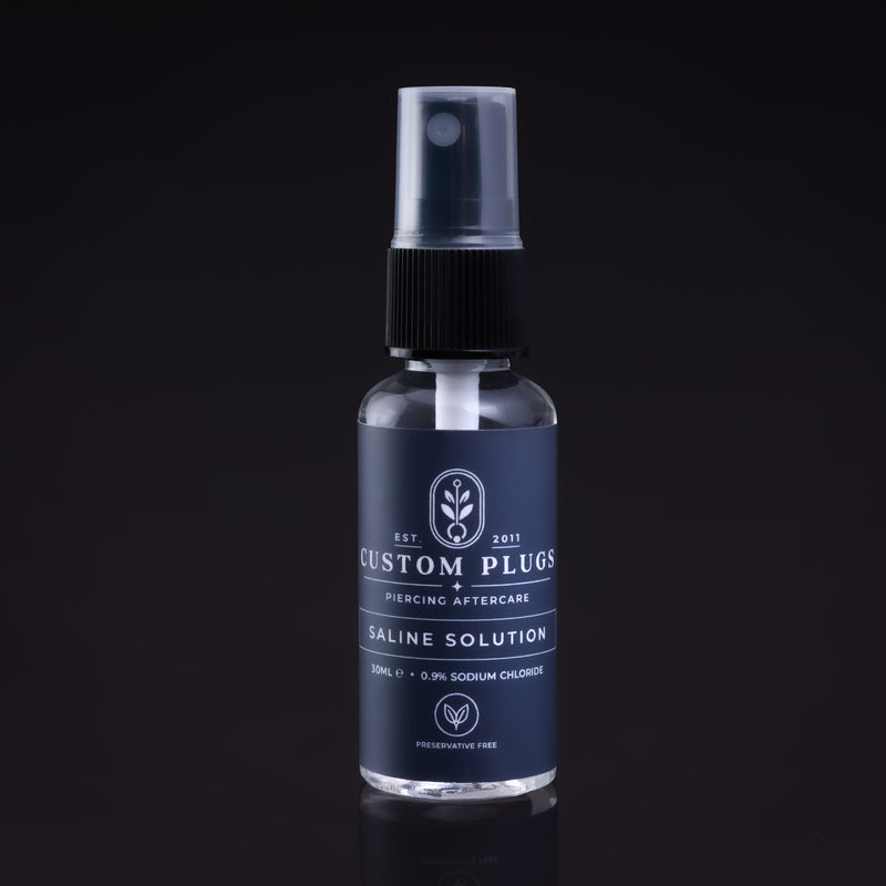 Piercing Spray de soin après 30 ml - Solution saline pour piercings récents et infectés