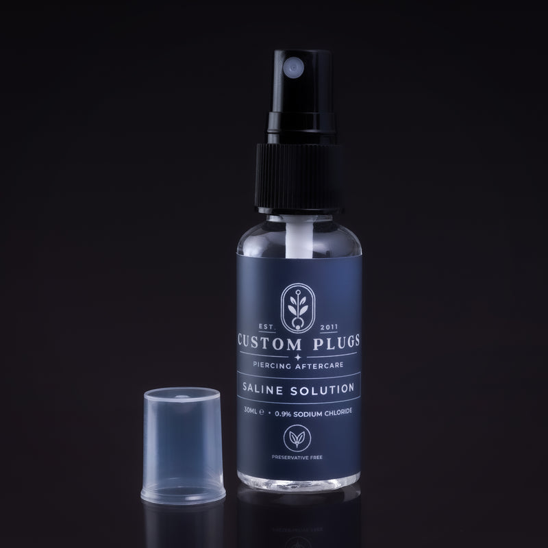 Piercing Spray de soin après 30 ml - Solution saline pour piercings récents et infectés