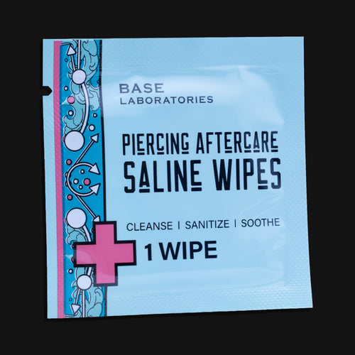 Base Laboratories Piercing Aftercare Saline Wipe