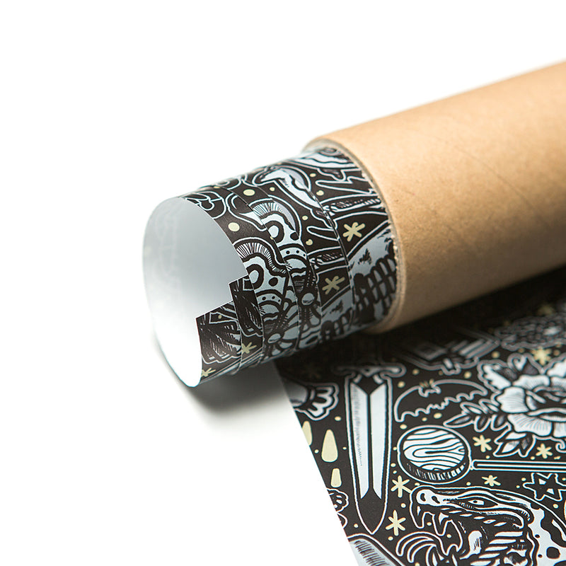 Papier cadeau motif explosion Plug