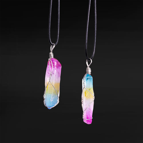 Rainbow Quartz Necklace