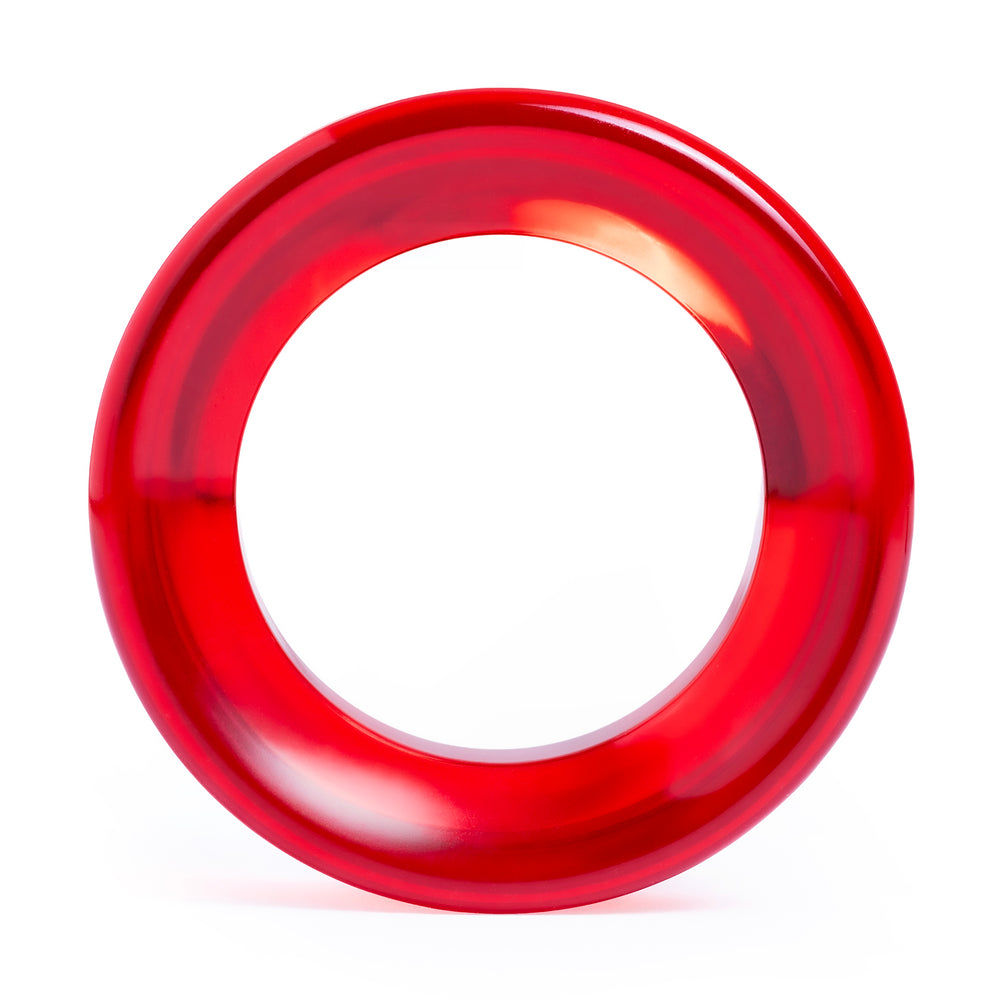 Roter Glas-Ohr-Tunnel