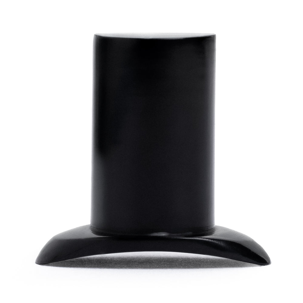 Labret Stretching Plug, Lip Plug, T Back, Black, Hand Carved Buffalo Horn - Labret Lip Plug / Labret Stretching / T Back / Buffalo Horn Plug / Lip Stretching / Large Gauge Labret