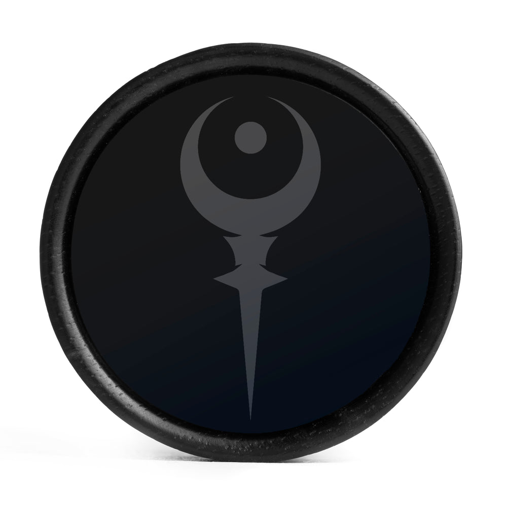
Sigil von Hades Plug / Dehnstab - Schwarzes Inlay Ebenholz | Konvexe Doppelflare
