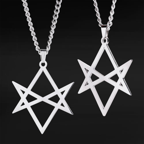 Halskette Mit Hexagramm-Anhänger Aus Silber