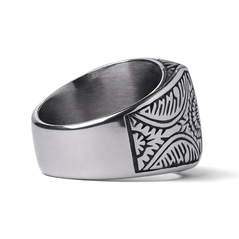 Silbernes Siegel Des Okkulten Luzifer-Rings