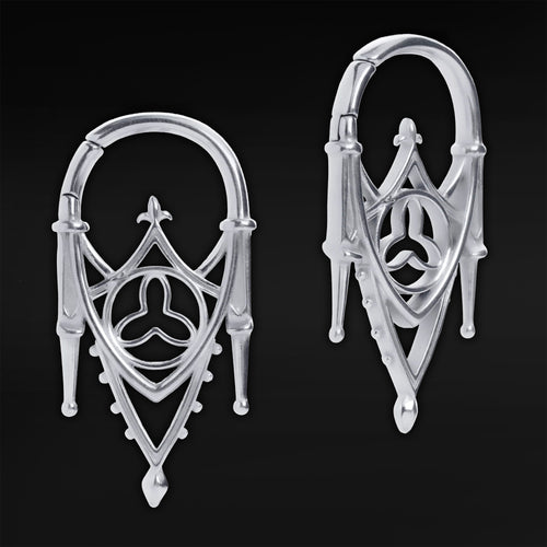 Silver Spire Earring Hangers (Pair)