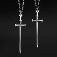 Collier épée argenté