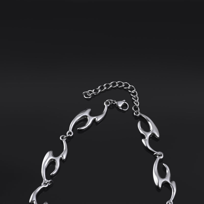 Collier tribal à maillons - Jewellery alternative en acier inoxydable
