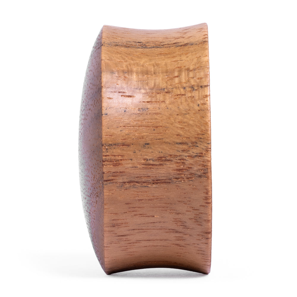 Teak- und schwarzes Ebenholz-Inlay Ohr Plug