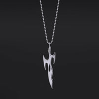 Tribal - Collier pendentif en acier inoxydable Jewellery gothique