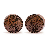Trippy Toad Plug / Calibre - Bois de Saba | Double évasement convexe