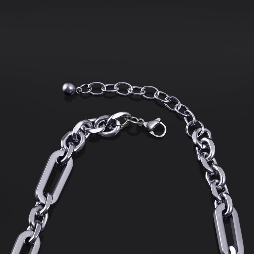 Heavy Link Chain Necklace - Stainless Steel Alternative Jewellery - Silver Steel Necklace / Alternative Jewellery / Gothic Necklace / Industrial Style