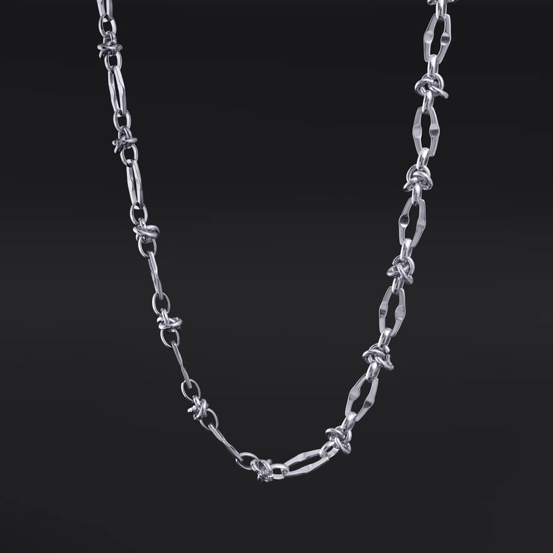 Collier chaîne facettée - Jewellery alternative en acier inoxydable