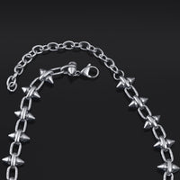 Collier chaîne à clous - Jewellery alternative en acier inoxydable