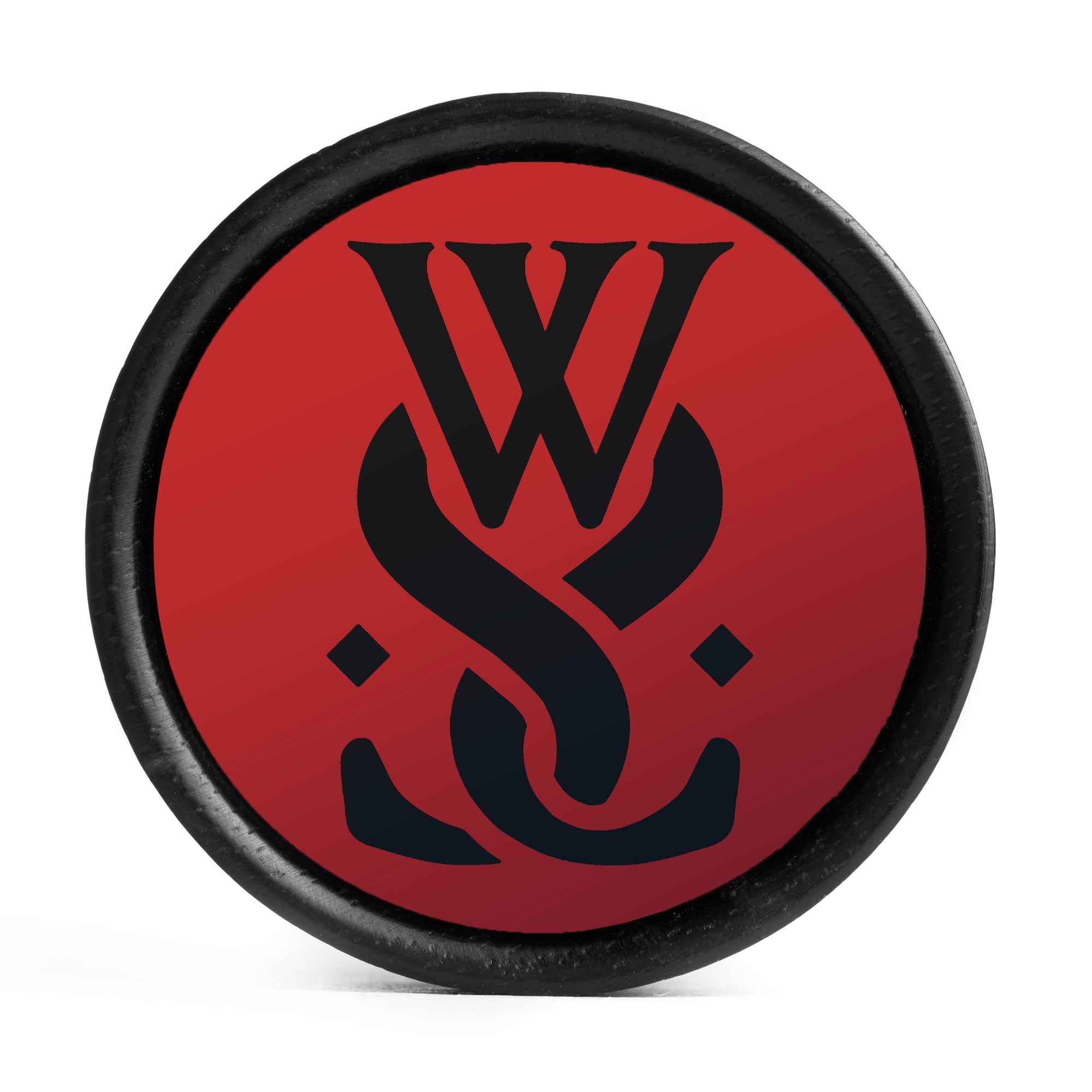 Starburst Mandala Zier Tattoo Plug / gauge - Saba Wood | Doppelaufgeweitet mit flachem Gesicht