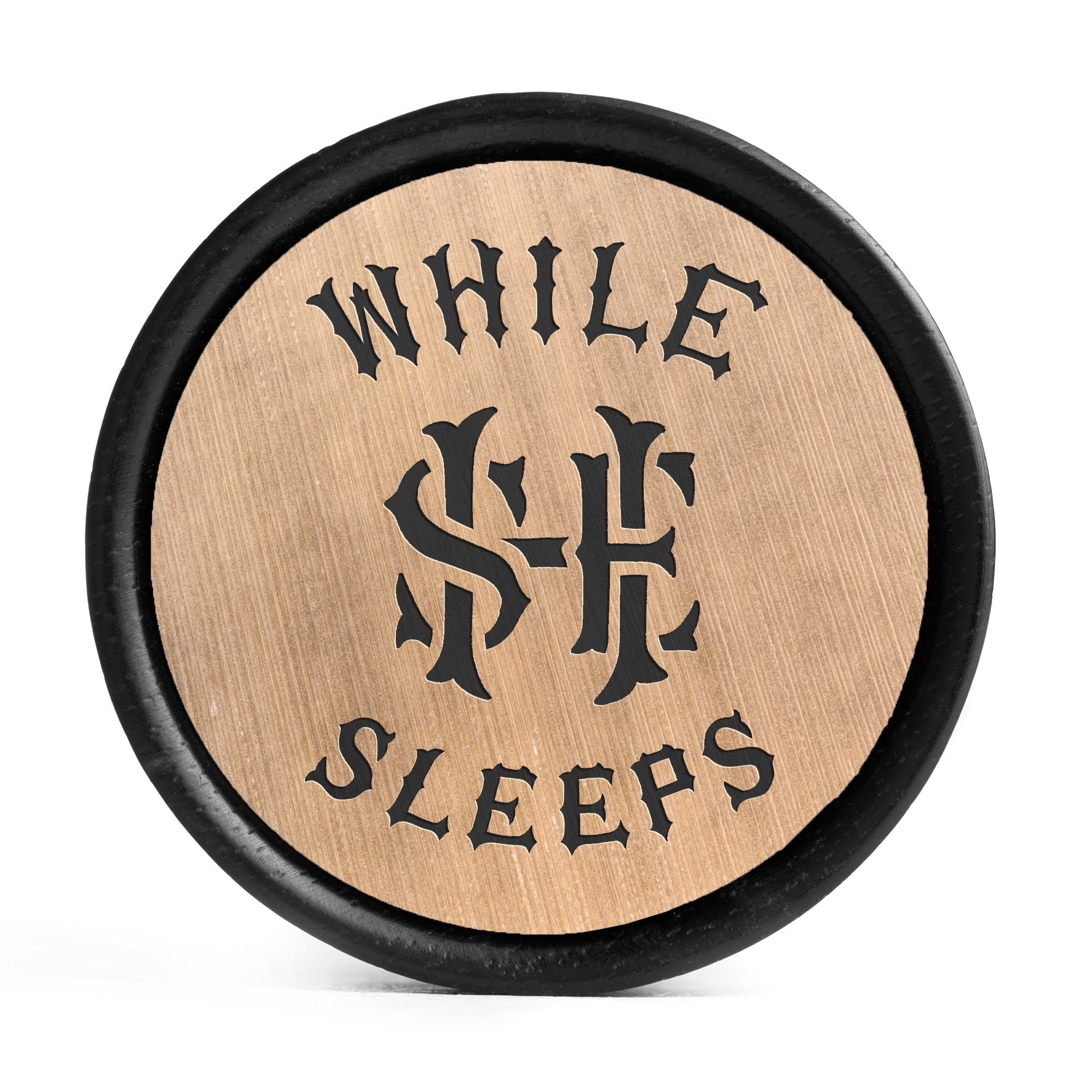 Linienmandala Zier Tattoo Plug / gauge - Saba Wood | Konvexe Doppelaufgeweitet