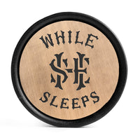 WSS Monogram Plug / Calibre - Bois d’ébène avec incrustation or brossé et noir | Double flare convexe