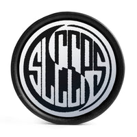 WSS Yin Yang Plug / Gauge - Bois d’ébène incrusté blanc et noir | Double évasement convexe