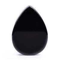 Black Teardrop Glass Plug / Gauge