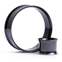 Black Stainless Steel Double Flared Tunnel