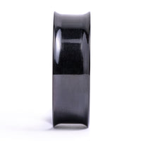 Black Stainless Steel Double Flared Tunnel