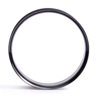 Black Stainless Steel Double Flared Tunnel