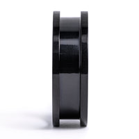 Black Screwback Stainless Steel Ear Tunnel