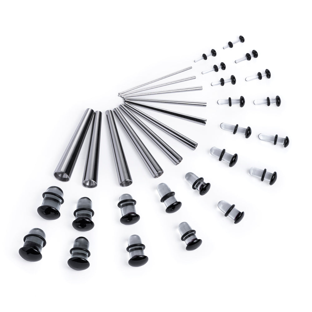 Beginners Ear Stretching Kit for Ears 33 Piece Pack Includes