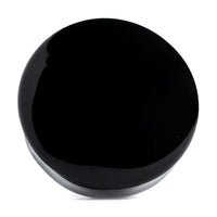 Clear & Black Single Flare Glass Plug / Gauge