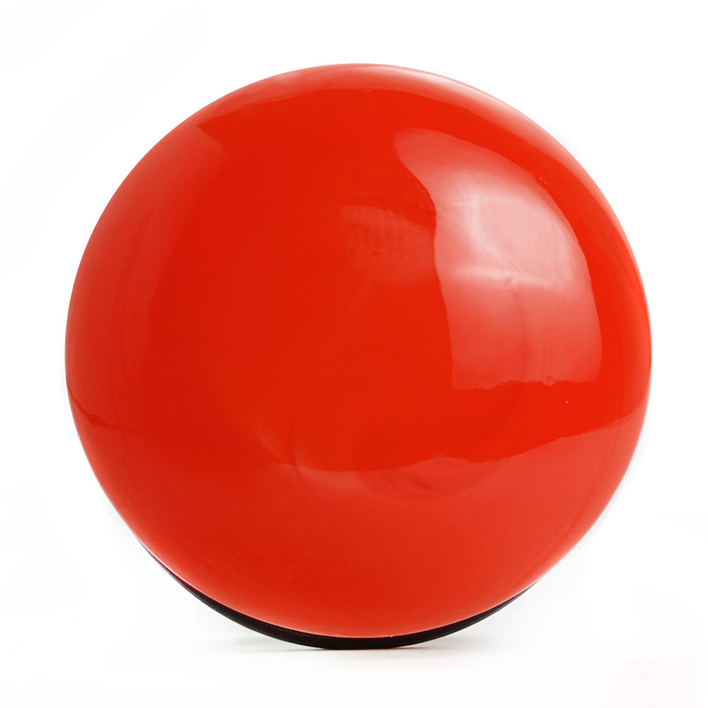 Klar & Rot Single Flare Glas Plug / Gauge