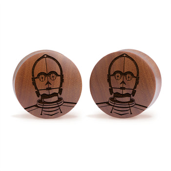 Cute Cool And Goth Acrylic Inlay And Wood Plugs & Gauges