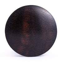 Black Ebony Convex Wood Ear Plug / Gauge