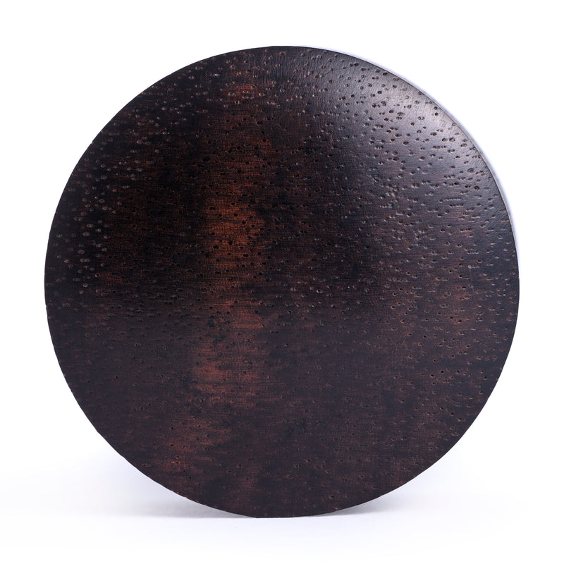 Black Ebony Convex Wood Ear Plug / Gauge