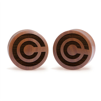 Capsule Corp - Dragon Ball Z Plug / Gauge - Saba Wood | Convex Double Flare