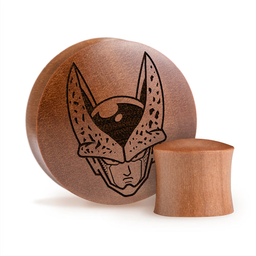 Zelle - Dragon Ball Z Plug / Gauge - Saba Wood | Konvexe Doppelaufgeweitet