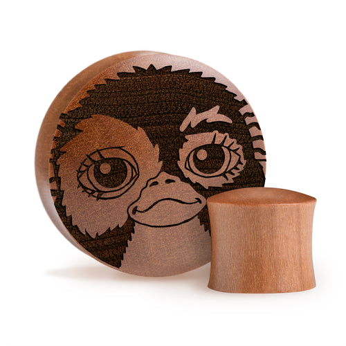 Gizmo Gremlins Plug / Gauge - Saba Wood | Convex Double Flare