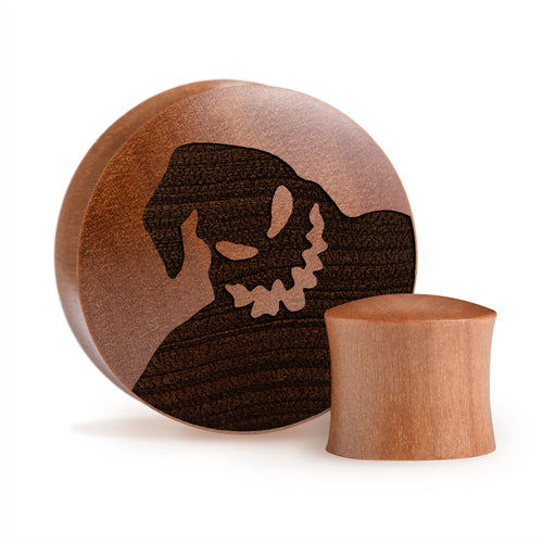 Oogie Boogie Plug / Gauge - Saba Wood | Konvexe Doppelaufgeweitet