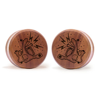 Tarot Sun Plug / gauge - Saba Wood | Konvexe Doppelaufgeweitet