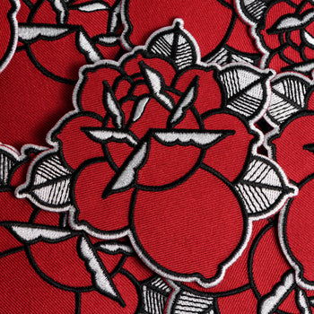 Red Rose Patch